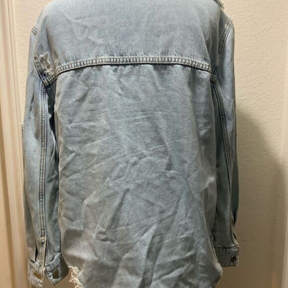 Dear John denim jean jacket cut out size S - Picture 8 of 13